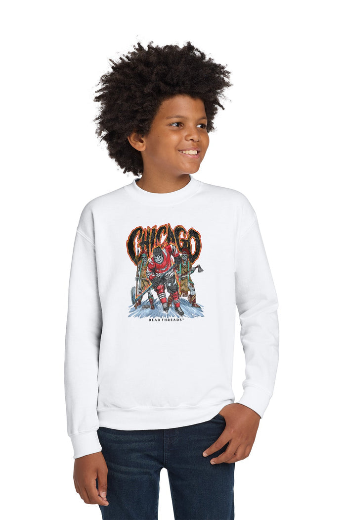 CHICAGO HOCKEY KIDS CREWNECK SWEATSHIRT – Kids clothes – Dead Threads Apparel