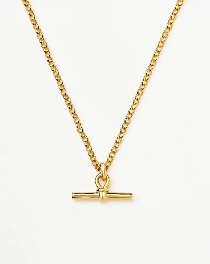 Chunky T-Bar Chain Necklace | 18k Gold Plated Necklaces Missoma