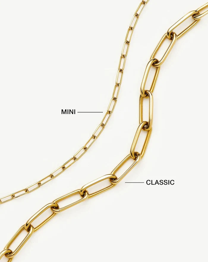 Classic Paperclip Chain Bracelet | 18k Gold Plated Bracelets Missoma