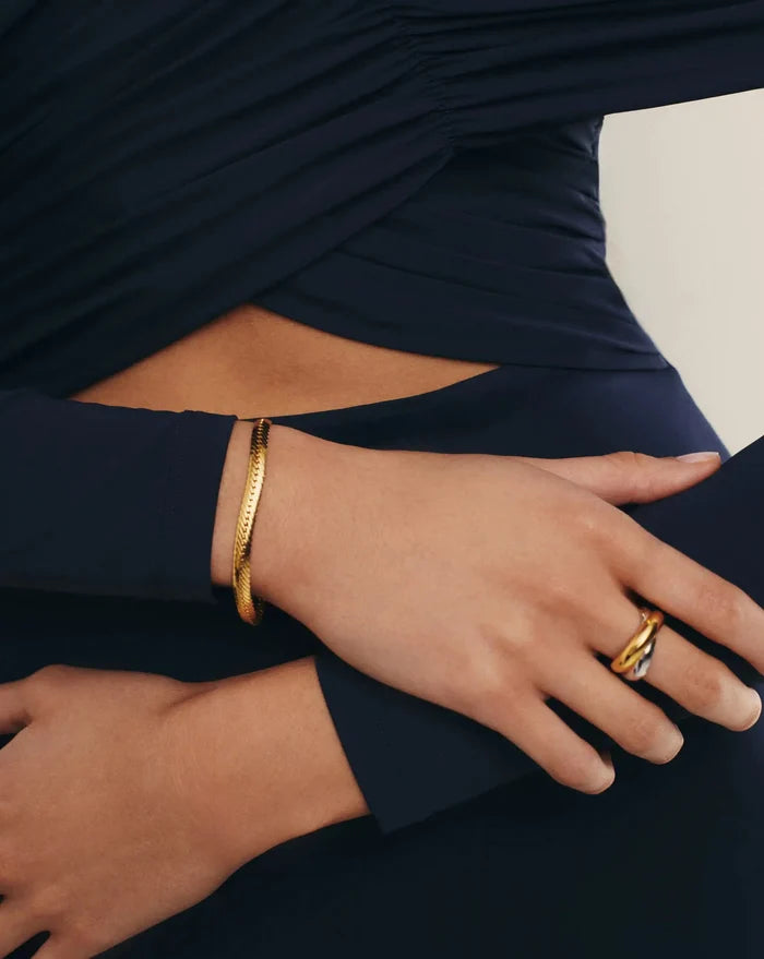 Classic Snake Chain Bracelet | 18k Gold Plated Bracelets Missoma