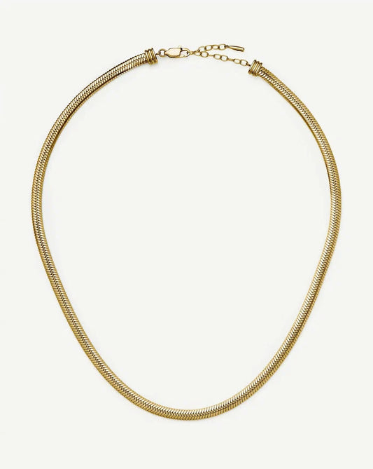 Classic Snake Chain Necklace | 18k Gold Plated Necklaces Missoma