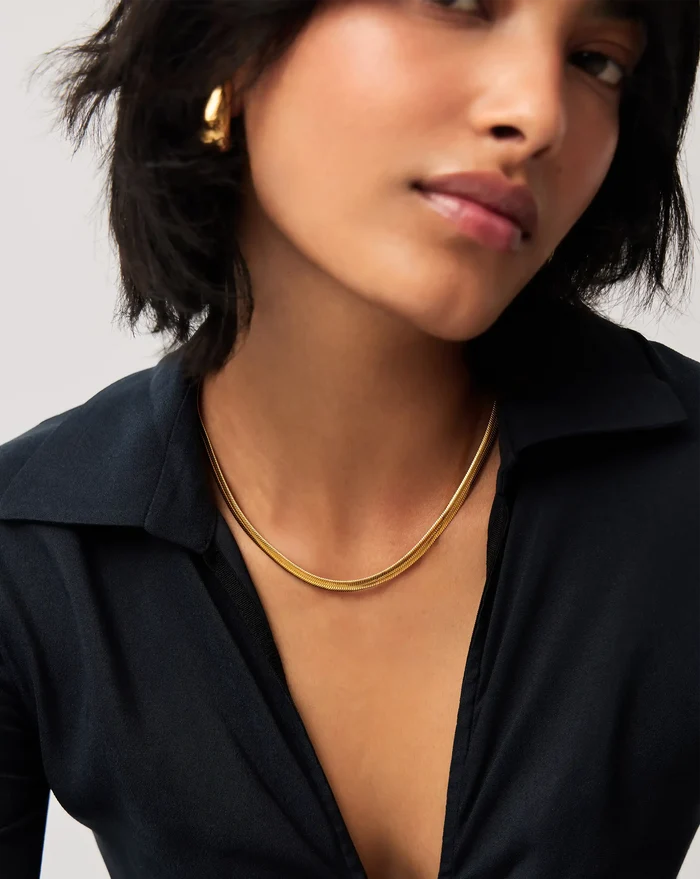 Classic Snake Chain Necklace | 18k Gold Plated Necklaces Missoma