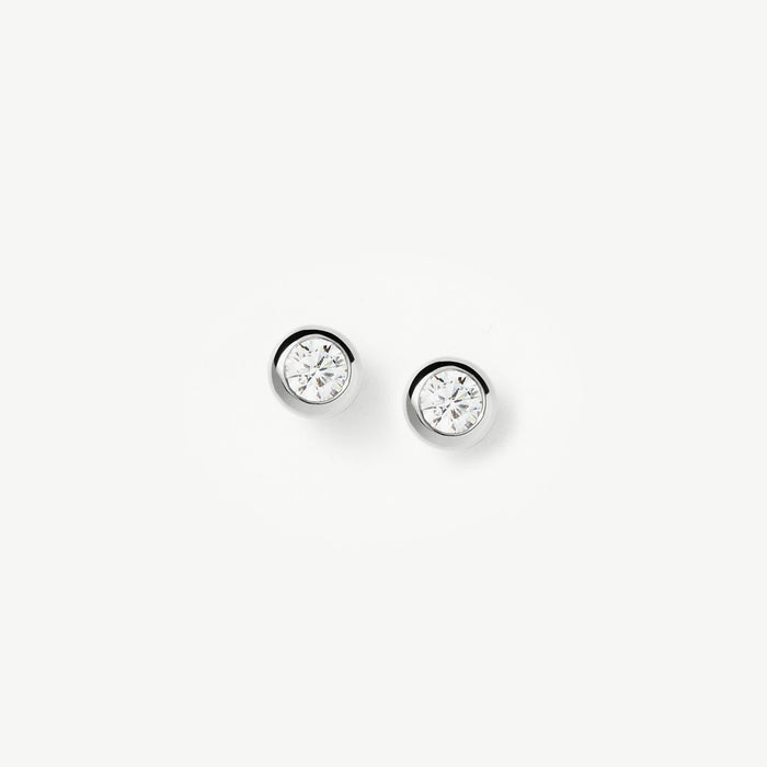Classic Stone Stud Earrings | Sterling Silver Earrings Missoma