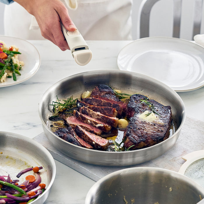 Click 10-Piece Uncoated Cookware Set