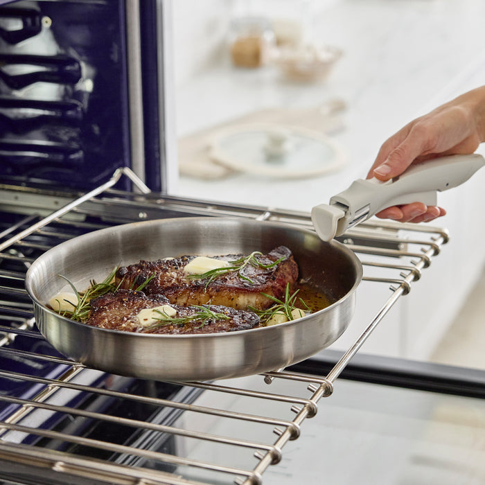 Click 10-Piece Uncoated Cookware Set