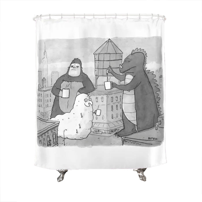 Coffee Break Shower Curtain