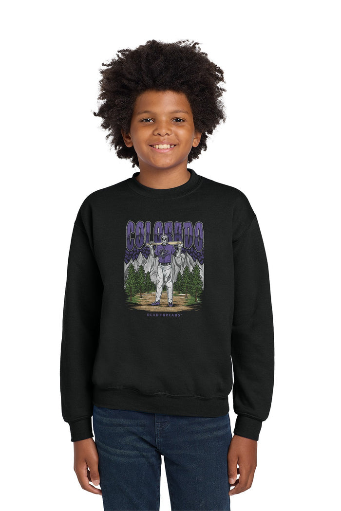 COLORADO BASEBALL KIDS CREWNECK SWEATSHIRT – Kids clothes – Dead Threads Apparel