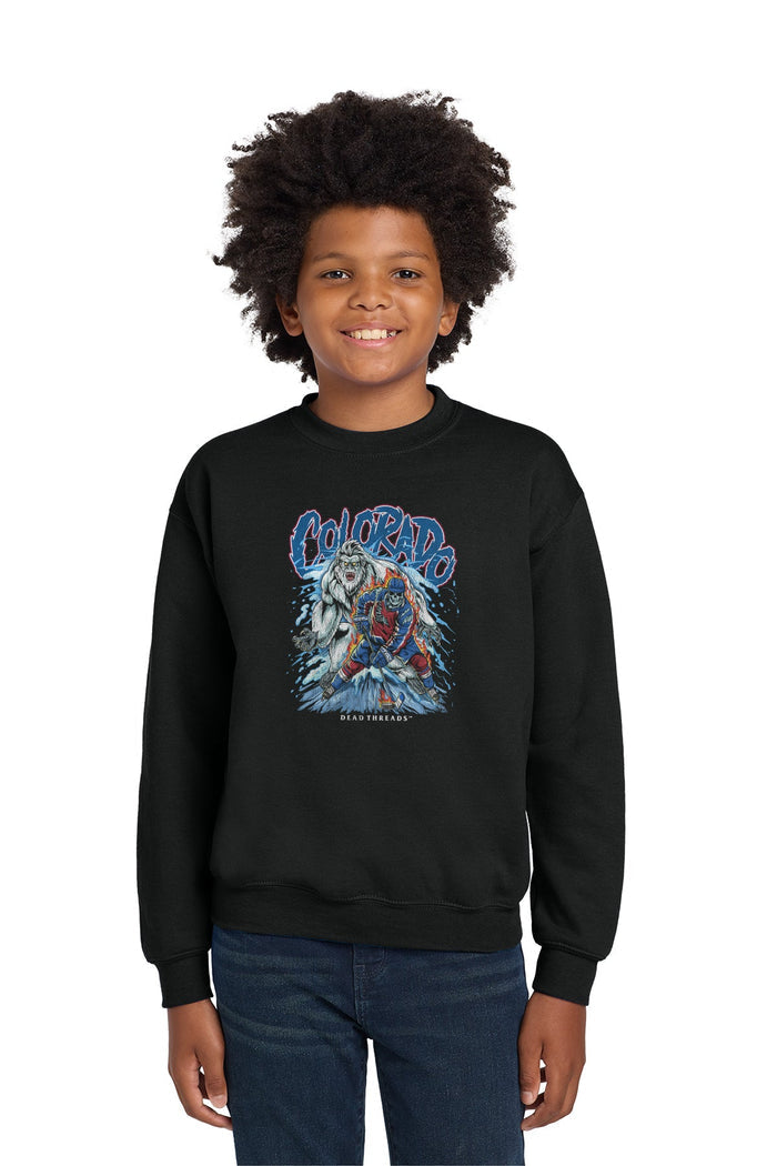 COLORADO HOCKEY KIDS CREWNECK SWEATSHIRT – Kids clothes – Dead Threads Apparel