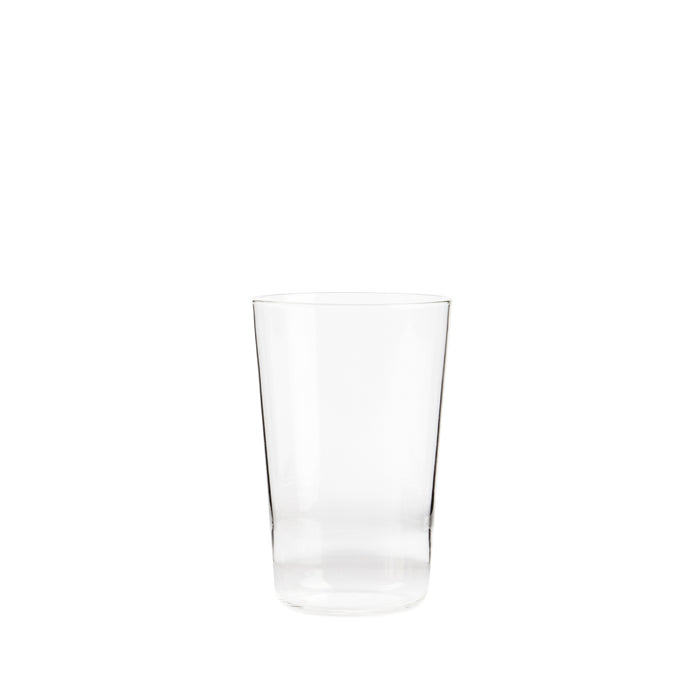 Commune high ball cup in clear glass made by R+D.Lab