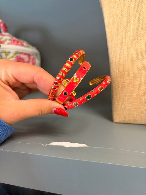 Confetti bangle set
