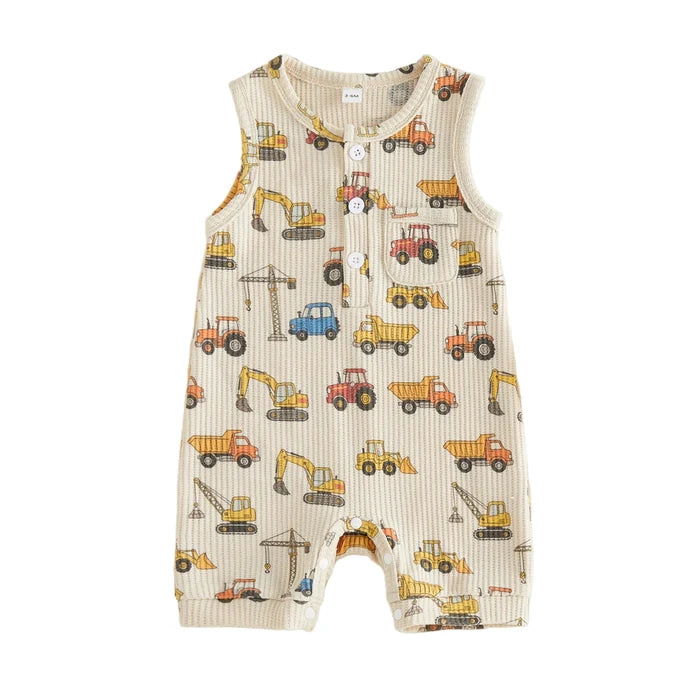 CONSTRUCTION Waffle Knit Jumpsuit