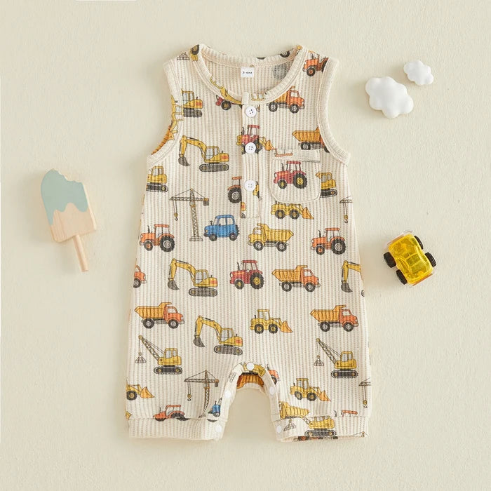 CONSTRUCTION Waffle Knit Jumpsuit