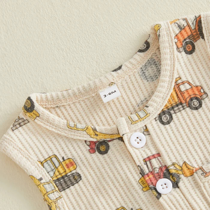 CONSTRUCTION Waffle Knit Jumpsuit