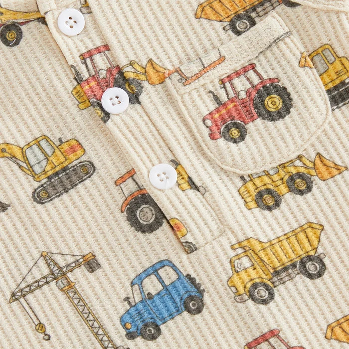 CONSTRUCTION Waffle Knit Jumpsuit