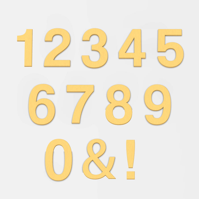 Coolvetica Number Set Cookie Cutters Letters/ Numbers/ Shapes Cookie Cutter Lady
