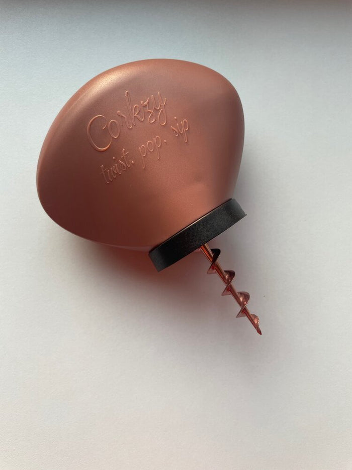 Corkzy Wine Opener in Chestnut