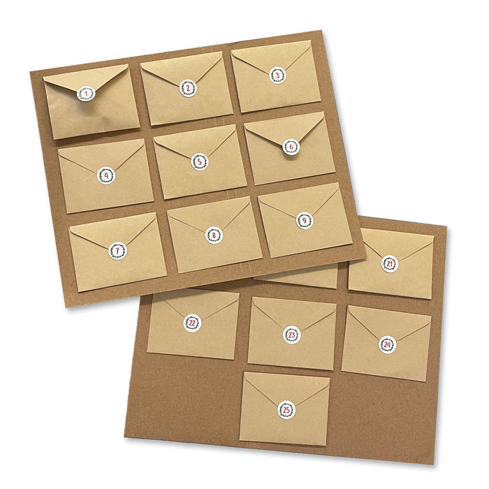 Countdown to Christmas Advent Calendar - S/25 Magnets & Blue Winter House
