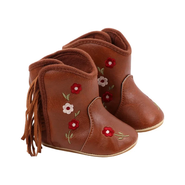 COWGIRL Floral Boots