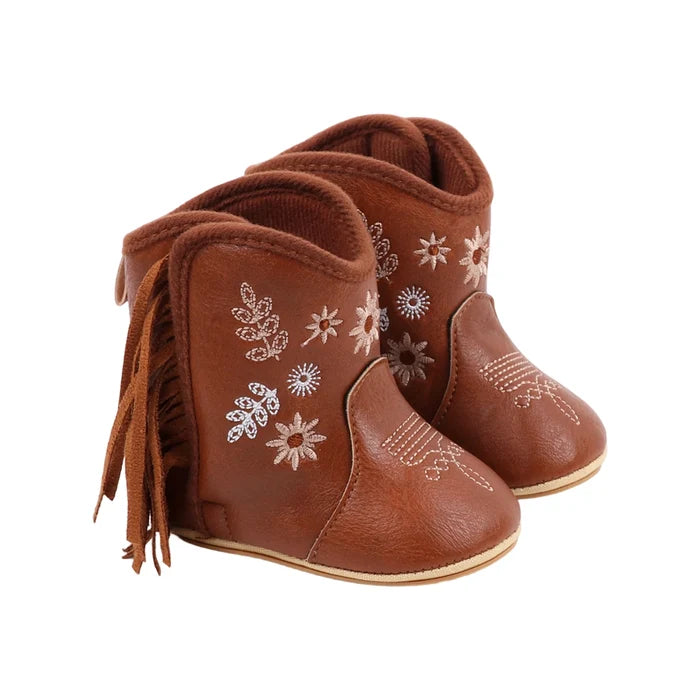 COWGIRL Floral Boots