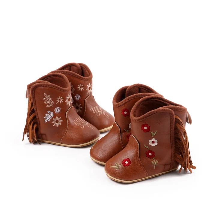 COWGIRL Floral Boots