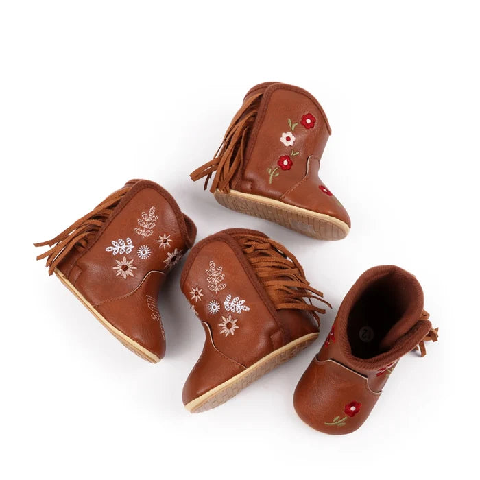 COWGIRL Floral Boots