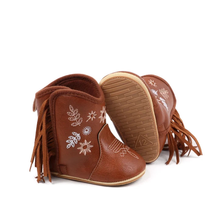 COWGIRL Floral Boots
