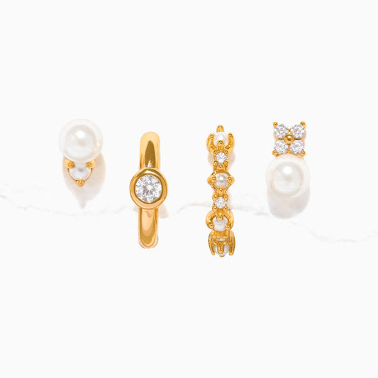 Cozumel Pearl Earring Set