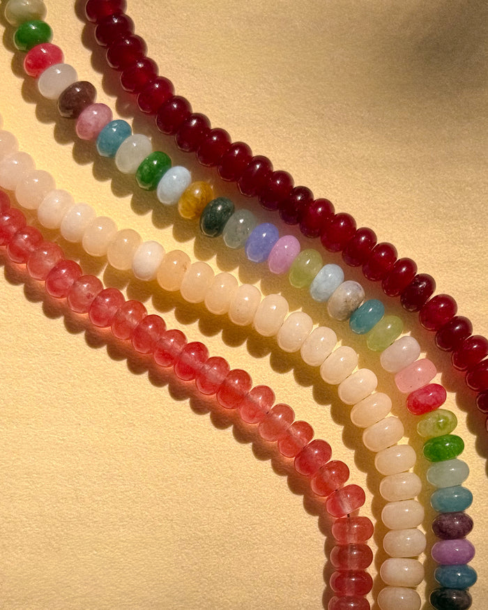 Cream Quartz Gemstone Necklace
