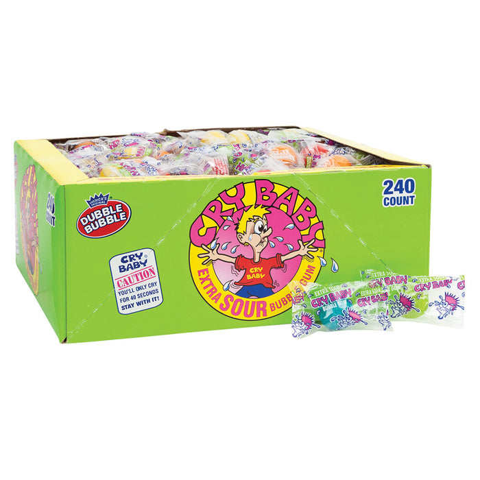 Cry Baby Sour Gumballs Candy - 240 Count