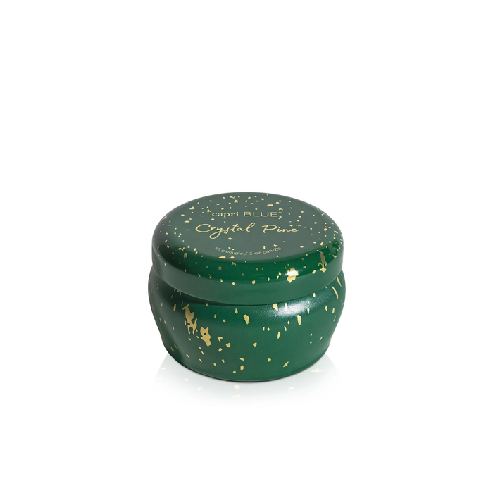 Crystal Pine Glimmer Mini Tin Candle.