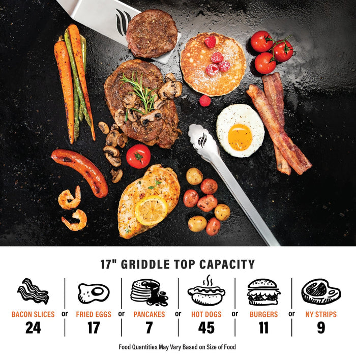 Culinary 17” Tabletop Griddle with Hood - 17" Griddle with Hood | Blackstone Products