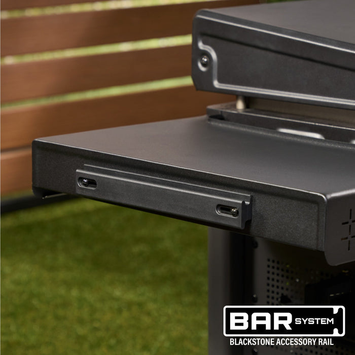 Mount the rail to compatible griddles and enjoy accessory customization.