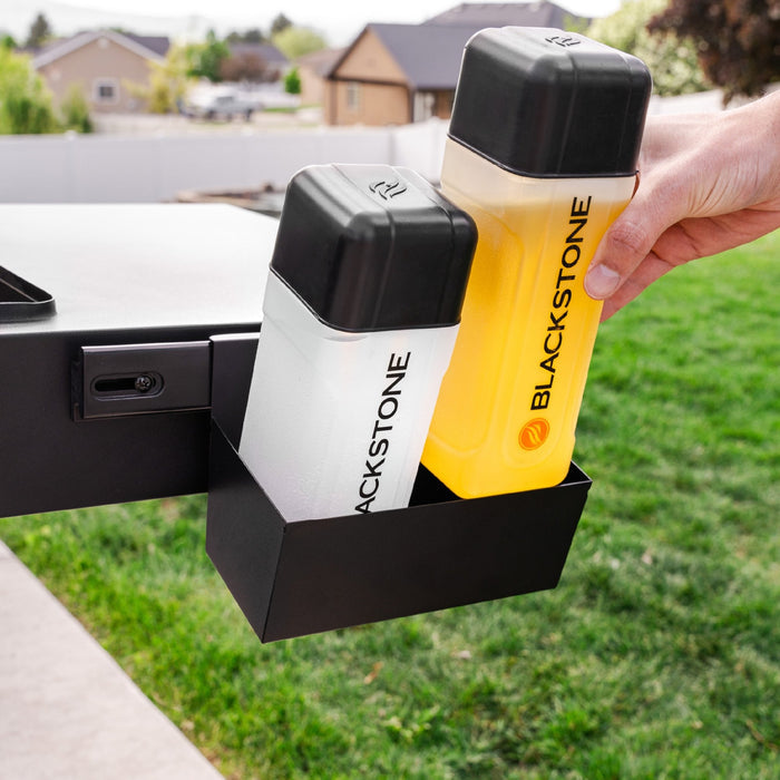Available accessories include squeeze bottle holders, seasoning holders, wireless speaker, tool hooks, and more!