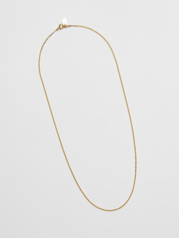 Wolf Circus Curb Chain Necklace in Gold-Necklaces-wolfcircus.com