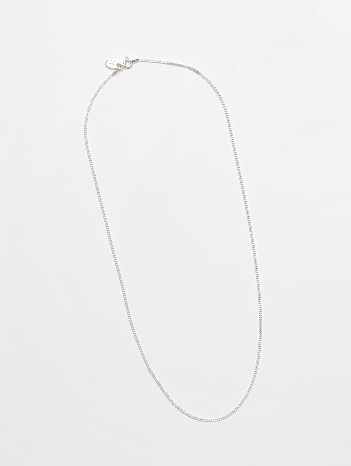 Wolf Circus Curb Chain Necklace in Sterling Silver-Necklaces-wolfcircus.com