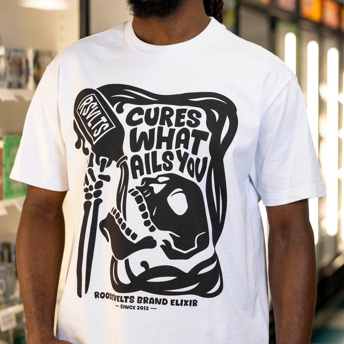 RSVLTS RSVLTS Vintage T-shirt Cures What Ails You – Vintage Crewneck Tee Cures What Ails You – Vintage Crewneck Tee