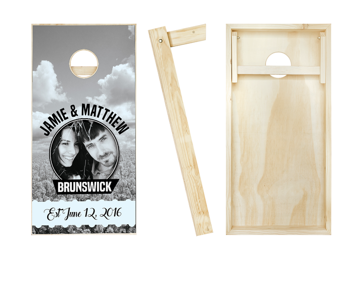 Customized Southern Statement Wedding Cornhole Set
