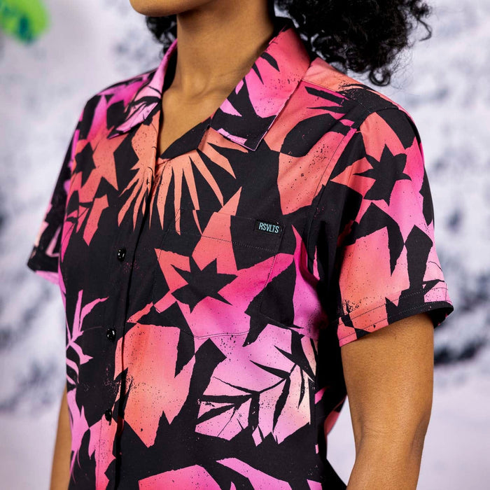 RSVLTS RSVLTS Women's Short Sleeve Shirt Cut It Out – Women's KUNUFLEX Short Sleeve Shirt Cut It Out – Women's KUNUFLEX Short Sleeve Shirt