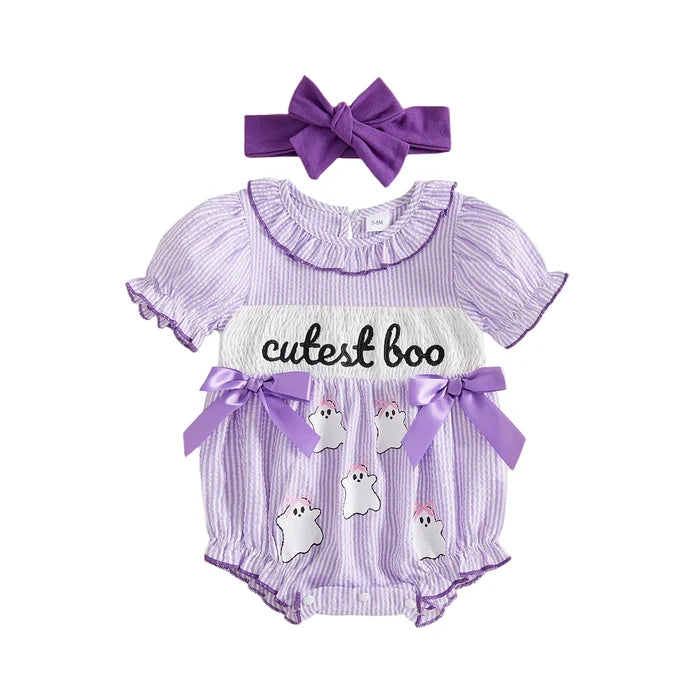 CUTEST BOO Ruffle Romper