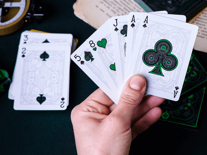 Cyberpunk Green by Elephant Playing Cards Playing Cards by Elephant Playing Cards