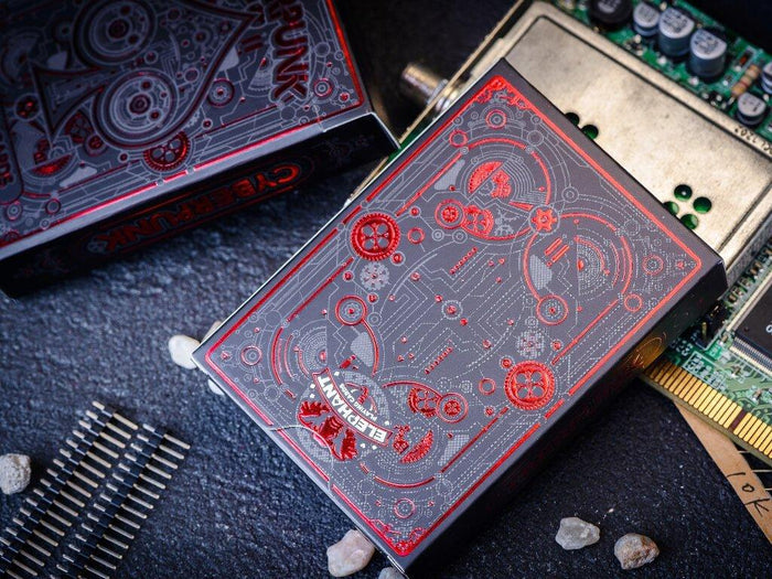 Cyberpunk Red by Elephant Playing Cards Playing Cards by Elephant Playing Cards