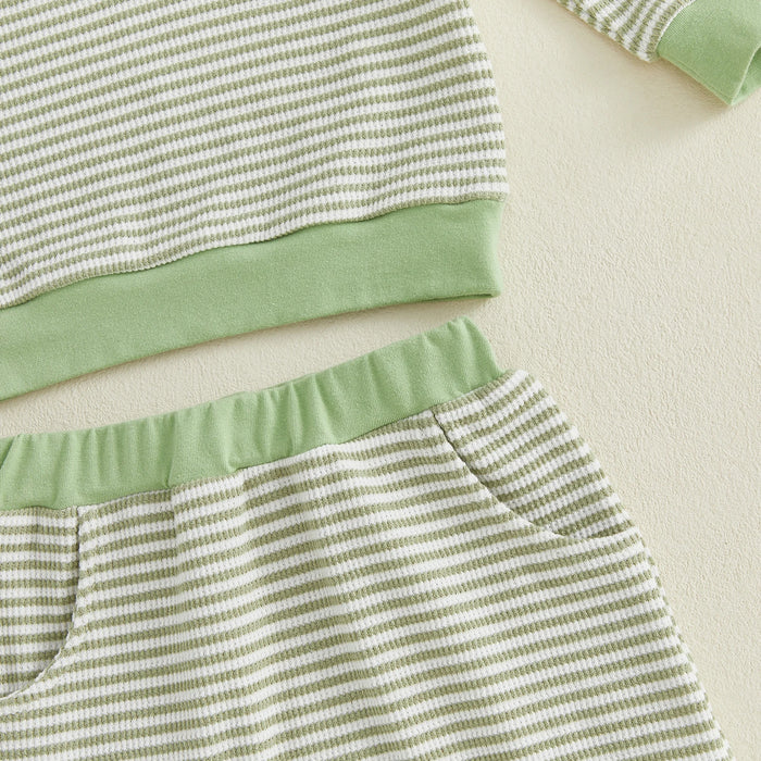 DADDY'S CADDY Striped Outfit