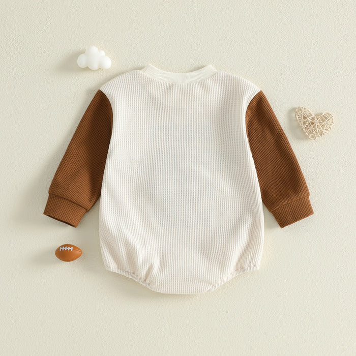 DADDY'S FOOTBALL BUDDY Long-Sleeve Onesie