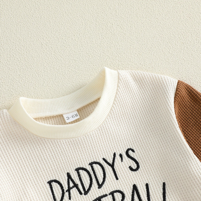 DADDY'S FOOTBALL BUDDY Long-Sleeve Onesie