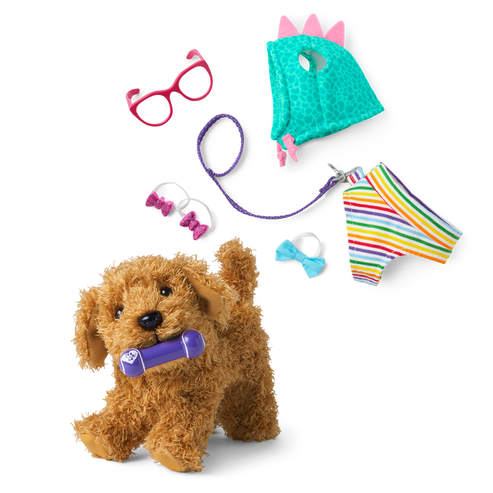 Daffodil Doodle™ Dog for 18-inch Dolls & Fancy Pet Fashion Accessories