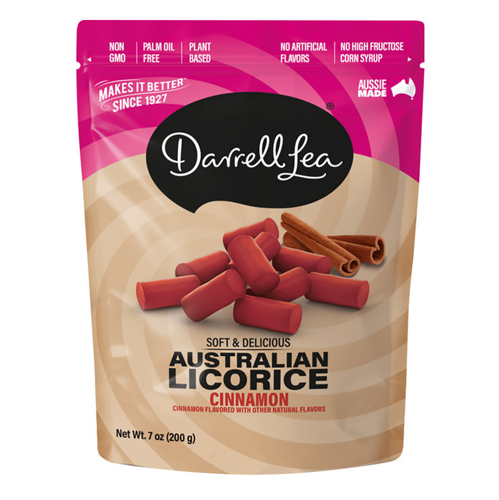 Darrell Lea Cinnamon Soft Licorice Candy - 8 Count