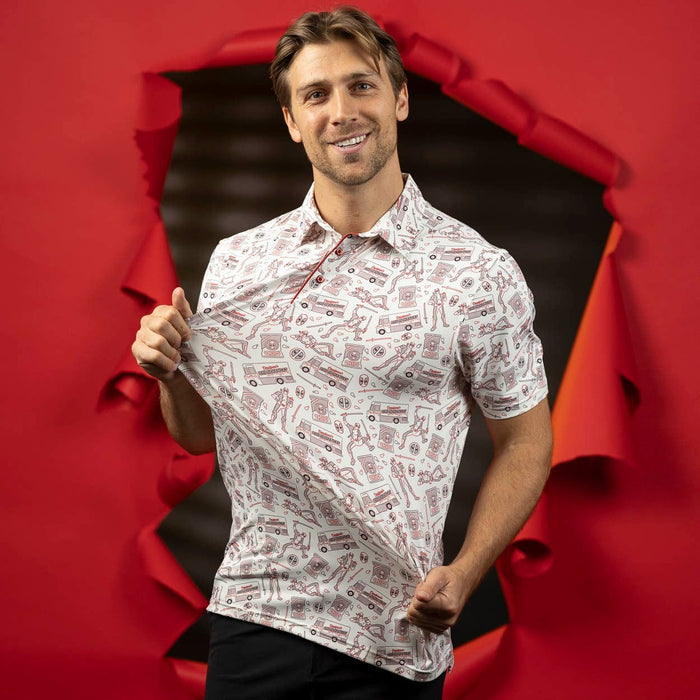 RSVLTS Marvel Breakfast Balls All-Day Polo Deadpool  "Chips and Chimi" – All Day Polo