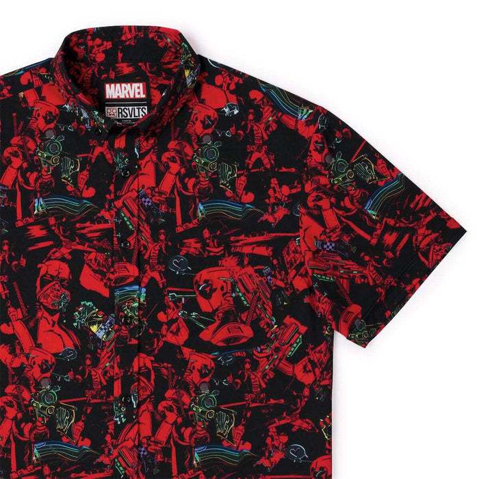 RSVLTS XS RSVLTS Deadpool Series 1 "Maximum Effort" _ KUNUFLEX Short Sleeve Shirt