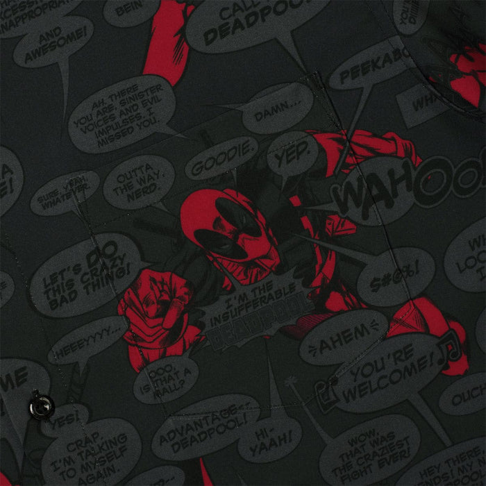 RSVLTS Marvel Short Sleeve Shirt Deadpool "Merc with a Mouth" – KUNUFLEX Short Sleeve Shirt