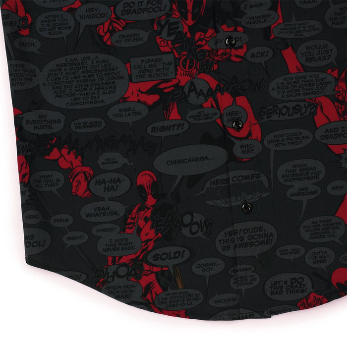 RSVLTS Marvel Short Sleeve Shirt Deadpool "Merc with a Mouth" – KUNUFLEX Short Sleeve Shirt